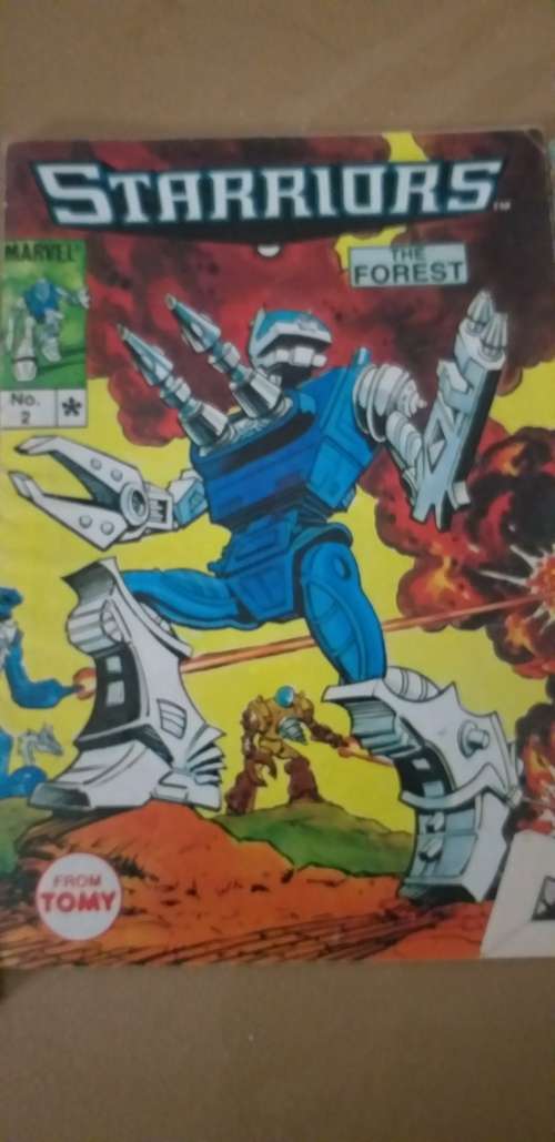 1985 Starriors Runabout + 4 Mini Comics.