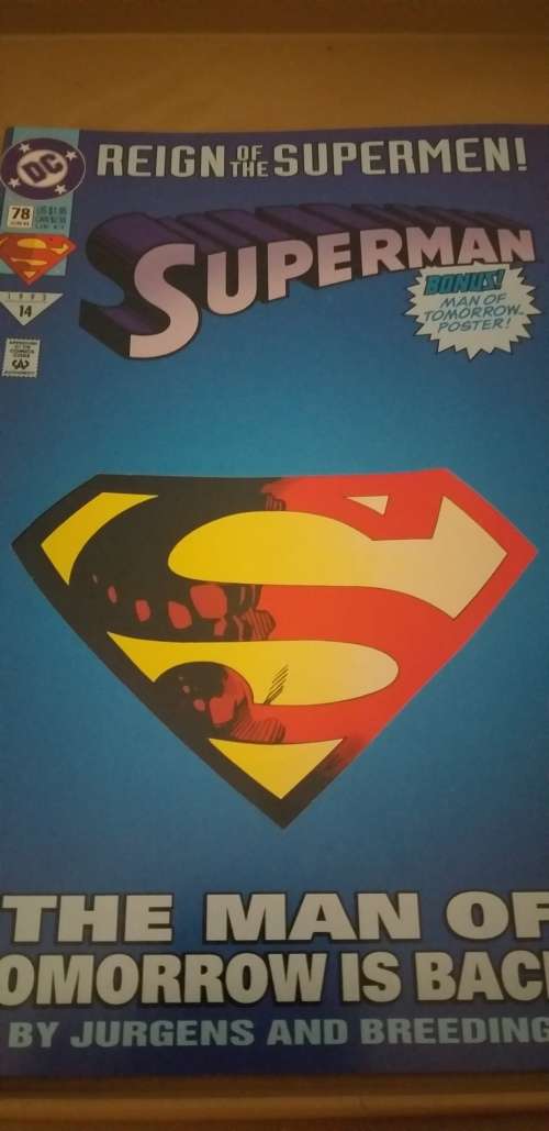 Superman Jun 93 #78 Comic Book