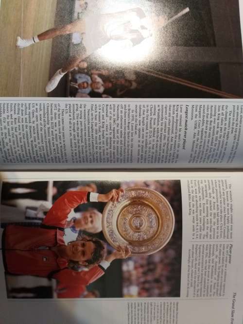 Vintage STEFFI GRAF VINTAGE BOOK Tennis The Illustrated Encyclopedia of World Tennis LADIES