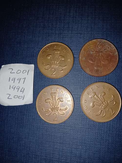 Two Pence Coins Coins Sold Individually COINS MONEY
