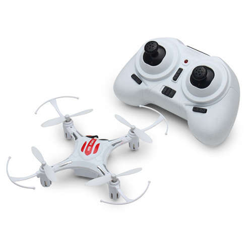 Mini radio controlled quadcopter drone