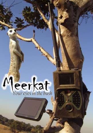 Motion sensor wildlife trail camera with solar power pack