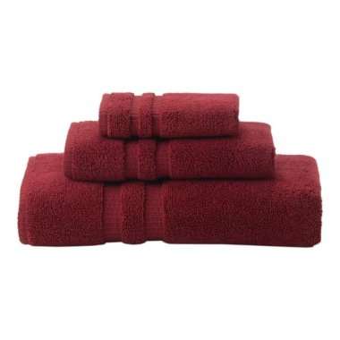 SMASHING AUCTION!!!!****** 3 PIECE MAROON GUEST TOWEL GIFT SET
