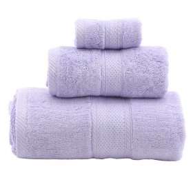 SMASHING AUCTION!!!!****** 3 PIECE LILAC GUEST TOWEL GIFT SET