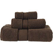 SMASHING AUCTION!!!!****** 3 PIECE CHOCOLATE BROWN GUEST TOWEL GIFT SET