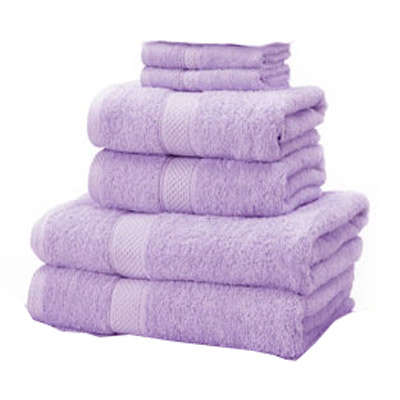 SMASHING AUCTION!!!!****** 6 PIECE LILAC GUEST TOWEL GIFT SET