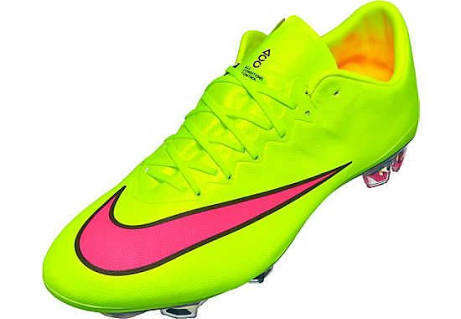 NIKE MERCURIAL VICTORY XF G SOCCER BOOTS FOR BOYS - SIZE UK 6 - US 7 - EURO 40 - 25 CM