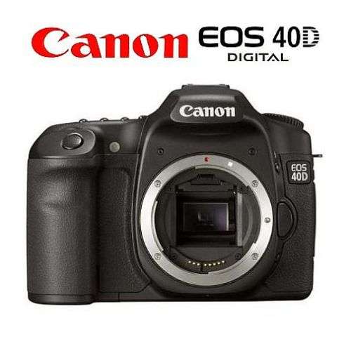 R6999.00 - Canon EOS 40D BODY + EFS 18.55mm Lens - 10.1 MP - 3.0-inch LCD - Cannon BP-511 Battery