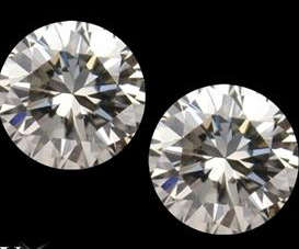 NATURAL LOOSE WHITE DIAMOND,3MMSIZE-2PCSPAIRLOT,LOWDEAL