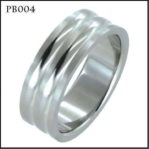 Solid Titanium 8mm Band Ring