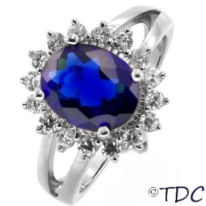 SOLID Sterling Silver Royal Ring -- Size 5