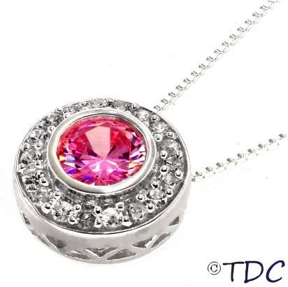 Sterling Silver Pink Ice Necklace !!R1 start!!