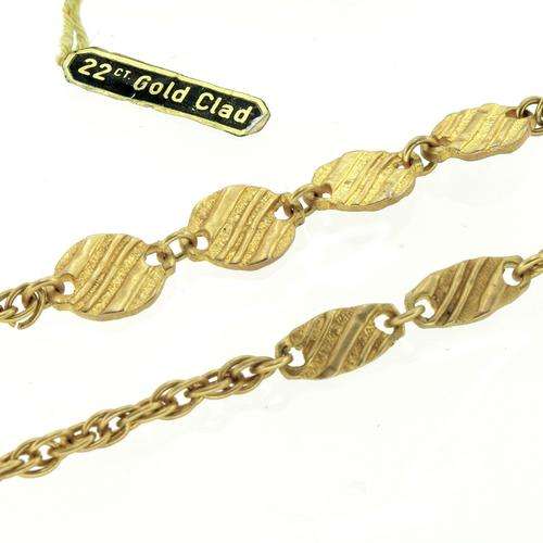 Vintage 22ct Gold Clad Necklace