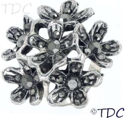 SALE!! Flower Posey Ring (Adjustable)