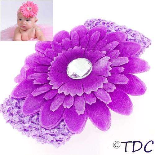 Flower Baby Headband (Purple)