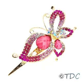 SALE!! Sparkling Butterfly Crystal Hairclip