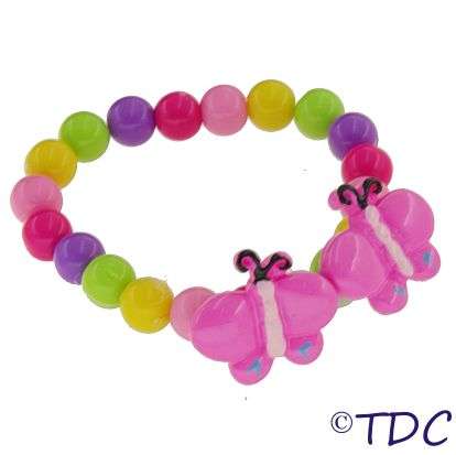Girl's Stretchy Butterflies Bracelet