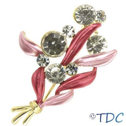 SALE!! Adorable Bouquet Brooch (Pink)
