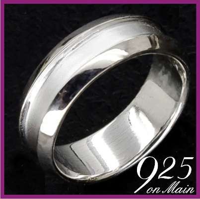 Sterling Silver Satin-Finish Band