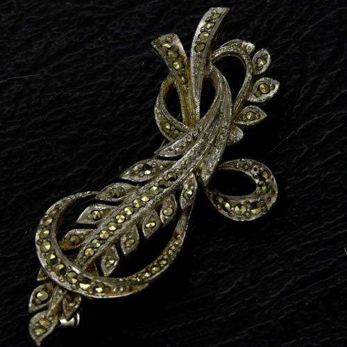 Vintage Marcasite Brooch
