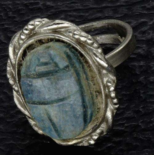Vintage Scarab Beetle Ring
