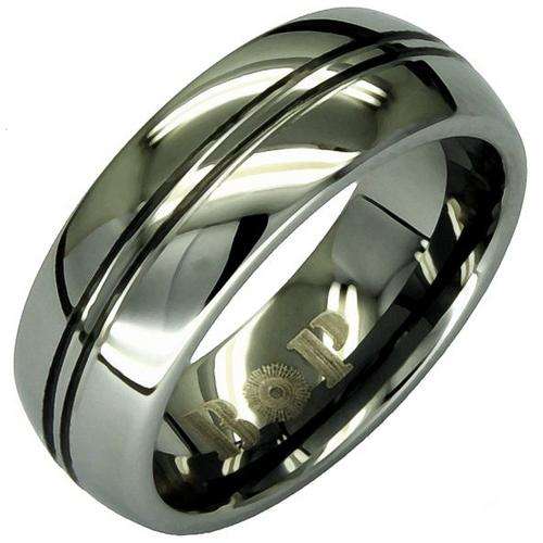 Stylish SOLID TUNGSTEN CARBIDE Gents Rings Sizes 8 to 14 in stock