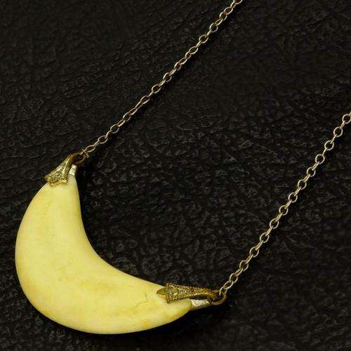 Sterling Silver and Ivory Necklace