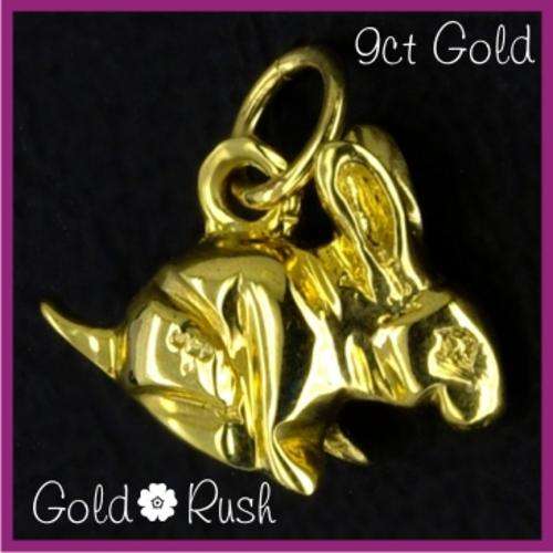SOLID 9ct Gold Rabbit Charm **R1000**