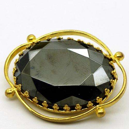 Vintage Hermatite Brooch
