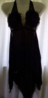 Stunning Black Sleep Set with Roses