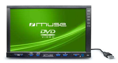 MUSE CAR RADIO DVD PLAYER WITH USB & SD