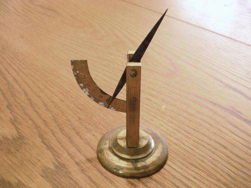 Cute Little Brass Inclinometer