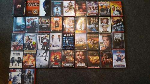 Box / Lot of 38 used Dvd's and Series