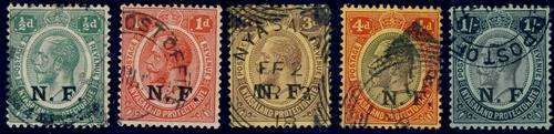 Nyasaland Field Force 1916 overprints