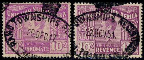 Union of South Africa 1952 Geo VI Revenue