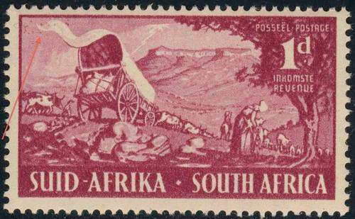 Union of South Africa 1949 Voortrekker with variety