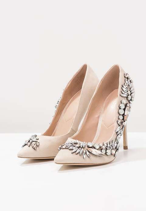 ALDO Silkey Diamante Heels Neutral Size 7 - BRAND NEW