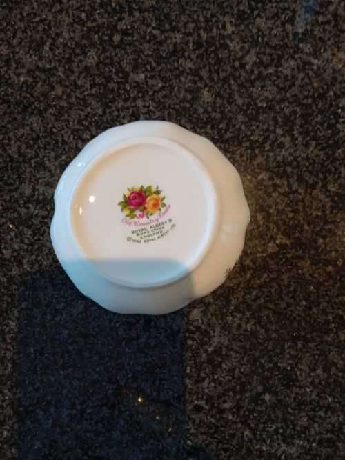 Royal Albert Set - Photo frame, trinket box and clock with original boxes