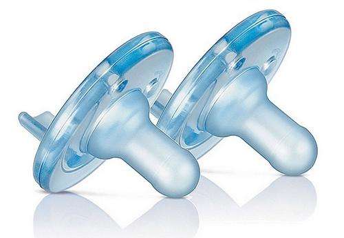 Philips AVENT Soothie Pacifier, 2-pack, Blue, 3+ Months