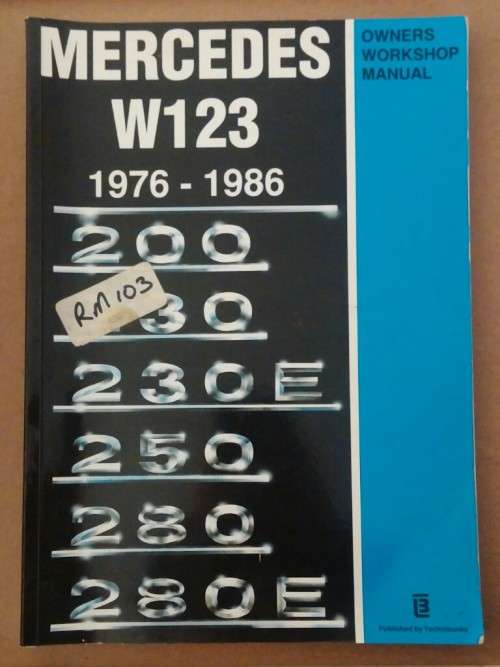 Mercedes W123 Workshop Manuals