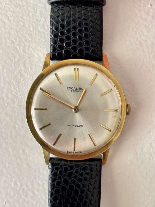 Excalibur Incabloc Manual Wind Dress Watch