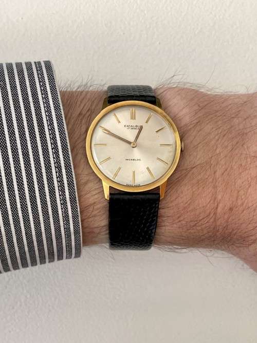 Excalibur Incabloc Manual Wind Dress Watch