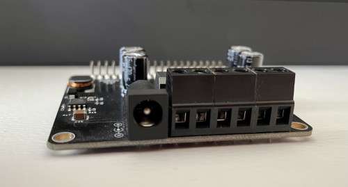 Hifiberry Amp2 board and power supply for Raspberry Pi