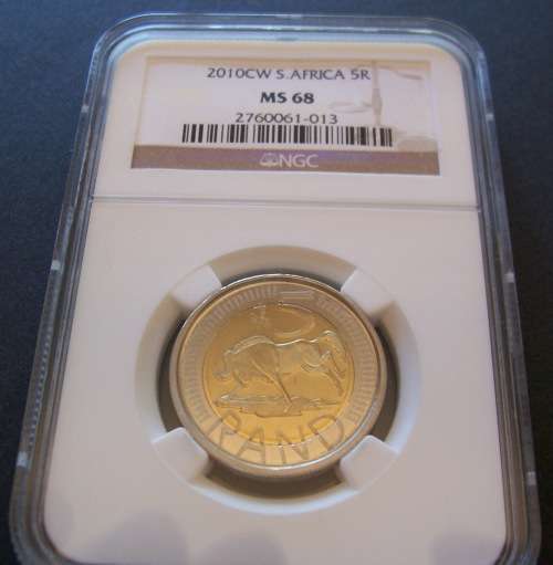 2010 CW MINT MARK R5 NGC GRADED MS 68