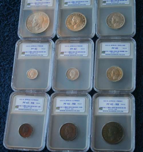 1952 COMPLETE PROOF SET SANGS PF 62 & PF 63 COLLECT SILVER NOW ALL FOR ONE BID