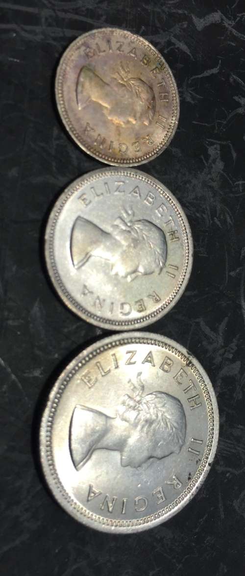 1955 COMPLETE SET IN AU AND UNC CONDITION ALL FOR ONE BID