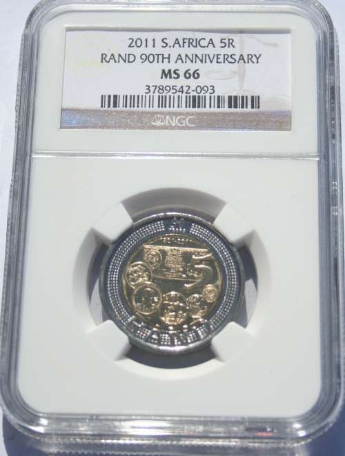 2011 R5 90TH ANNIVERSARY NGC GRADED MS 66