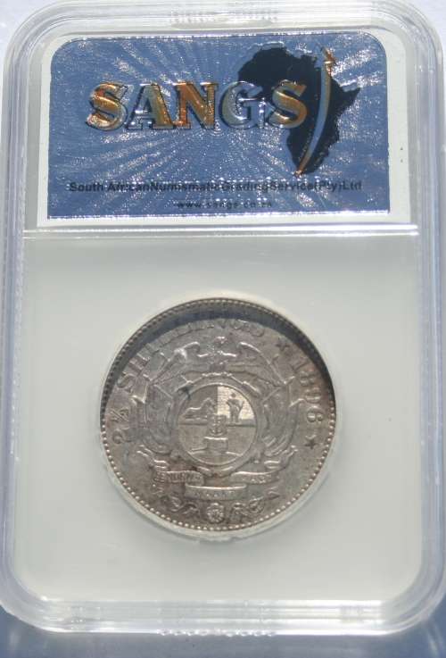 1896 2.5 SHILLING SANGS GRADED XF 40