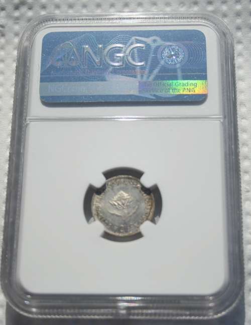 1962 2.5 CENT NGC GRADED MS 65 29594 MINTED