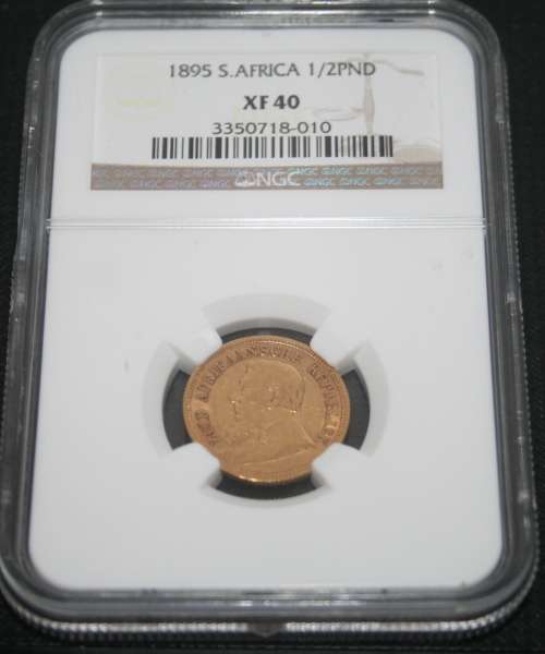 1895 GOLD HALF POND NGC GRADED XF 45